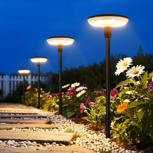 KPSTEK Solar Powered Swaying Pathway Lights for Garden Landscaping