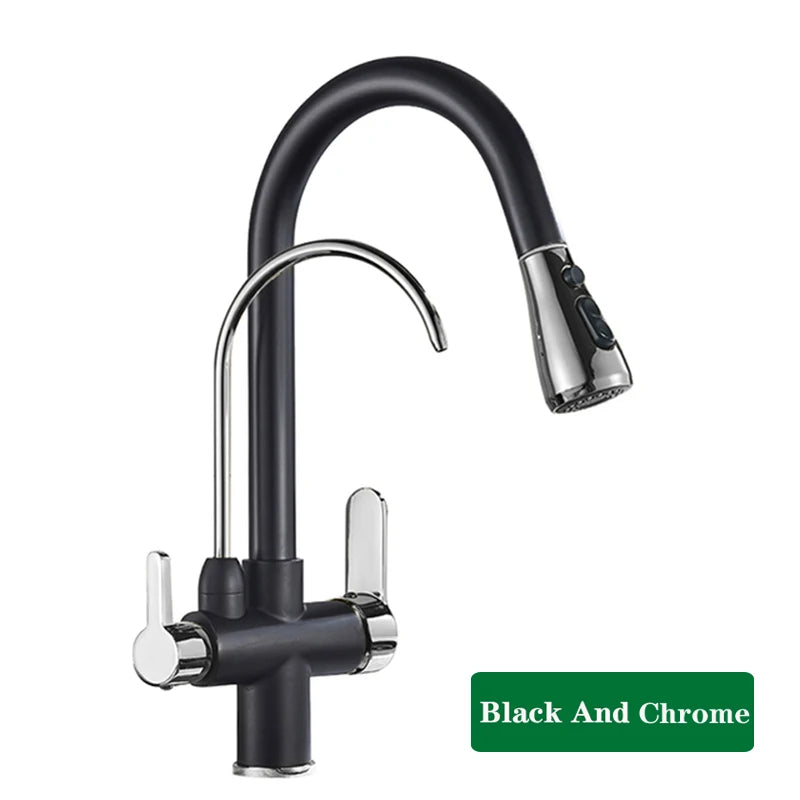 Alenartwater Kitchen Faucet With 360 Swivel And Pullout Sprayer