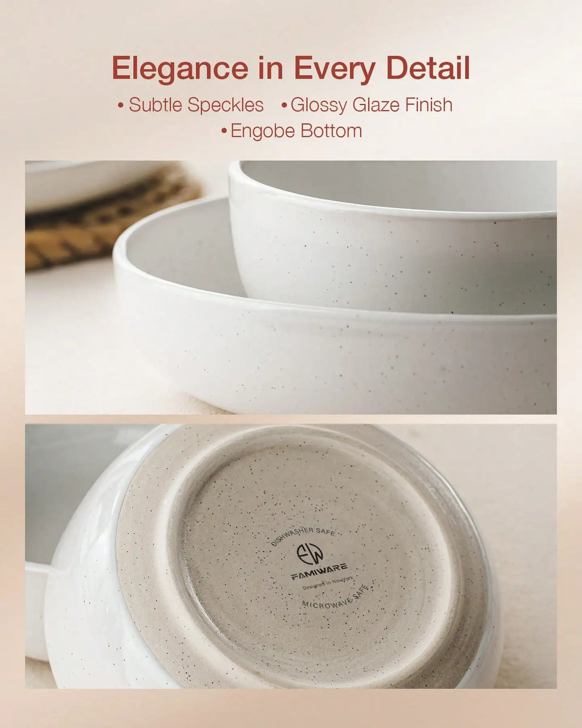 Nordic Modern Ceramic Dinnerware Set With Plates And Bowls
