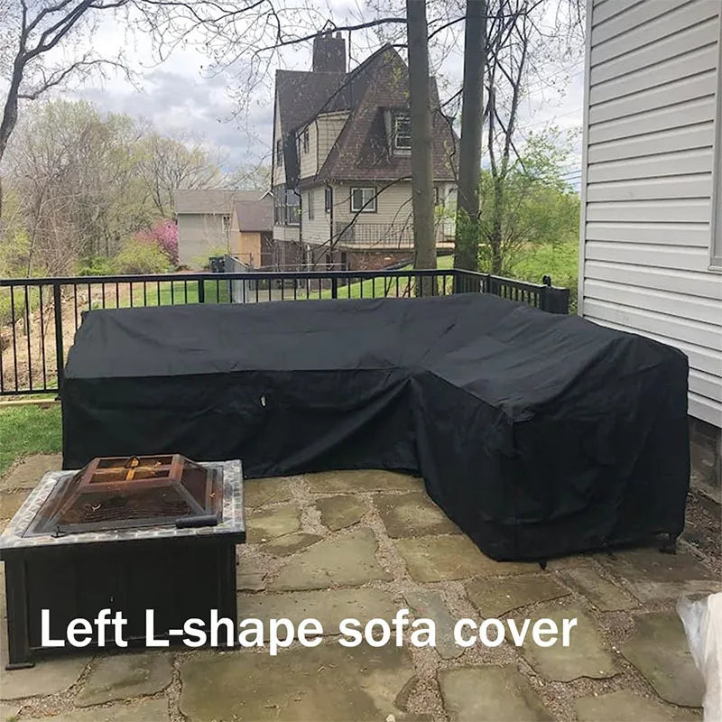 Premium Outdoor L Shape Waterproof Furniture Cover For Patio Use