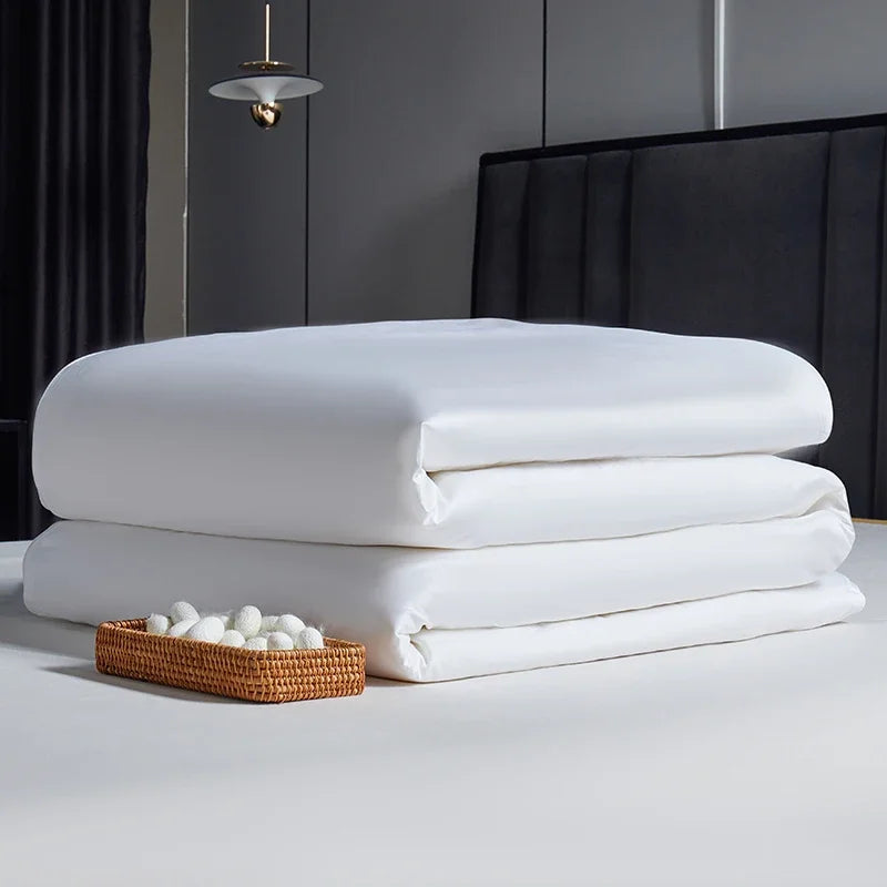 Idaune Pure Mulberry Silk Quilt Breathable Hypoallergenic Bedding