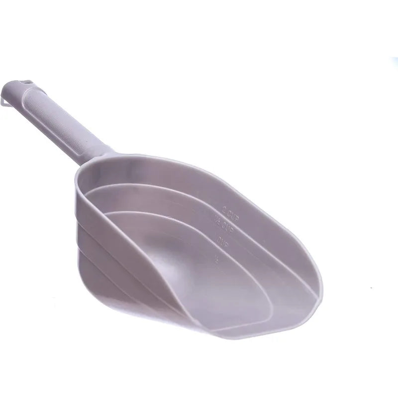 BPA Free Plastic Pet Food Scoop With Measuring Lines