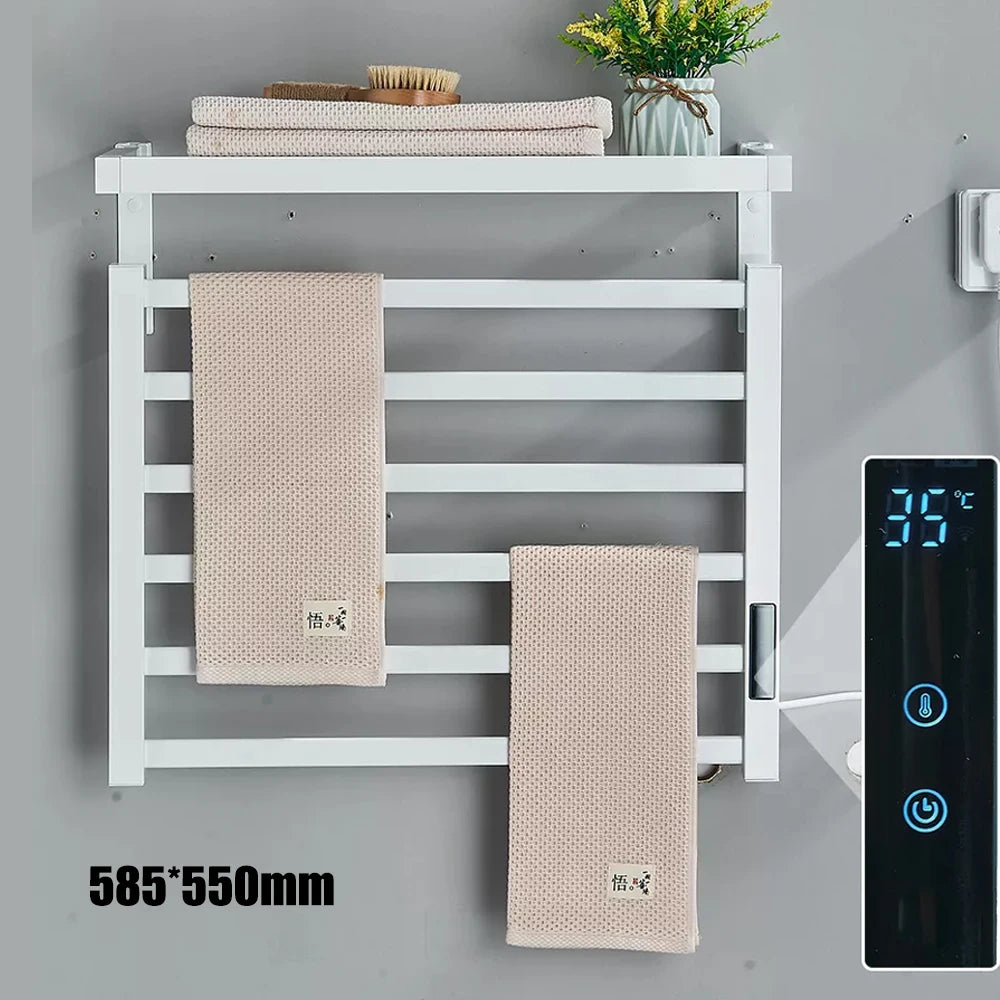Onyzpily 304 Stainless Steel Electric Heated Towel Rack Touch Thermostat
