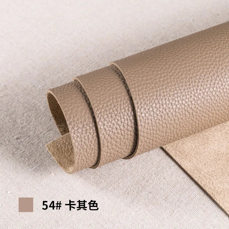 Thickened Soft PU Suede Lychee Faux Leather Sewing Fabric