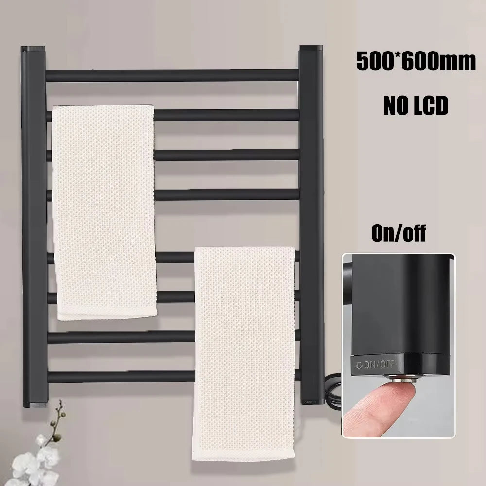 Onyzpily 304 Stainless Steel Electric Heated Towel Rack Touch Thermostat
