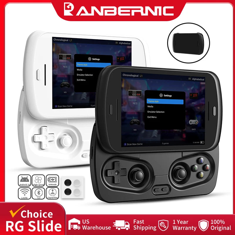 Anbernic RG Slide Android Retro Handheld Gaming Console AI Support