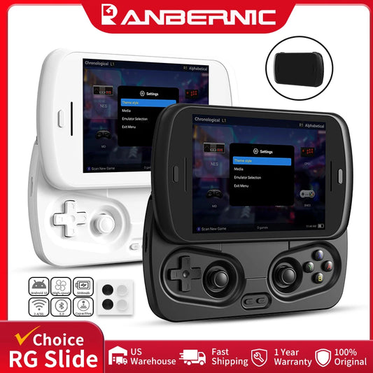 Anbernic RG Slide Android Retro Handheld Gaming Console AI Support