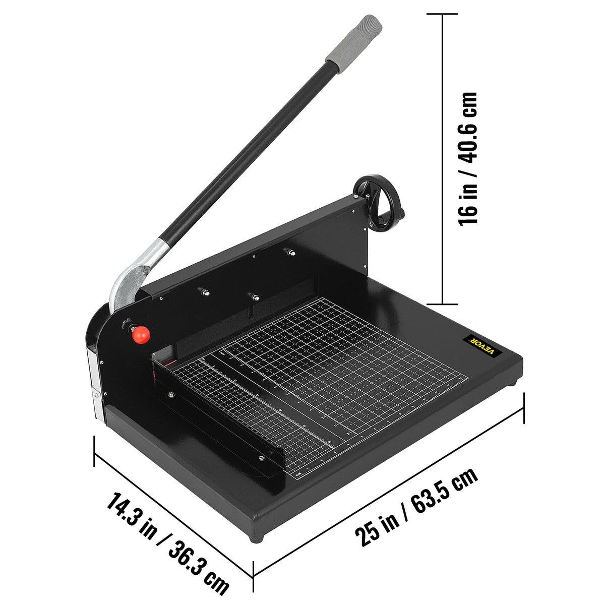 SucceBuy Heavy Duty Manual Guillotine Paper Cutter for Office Use