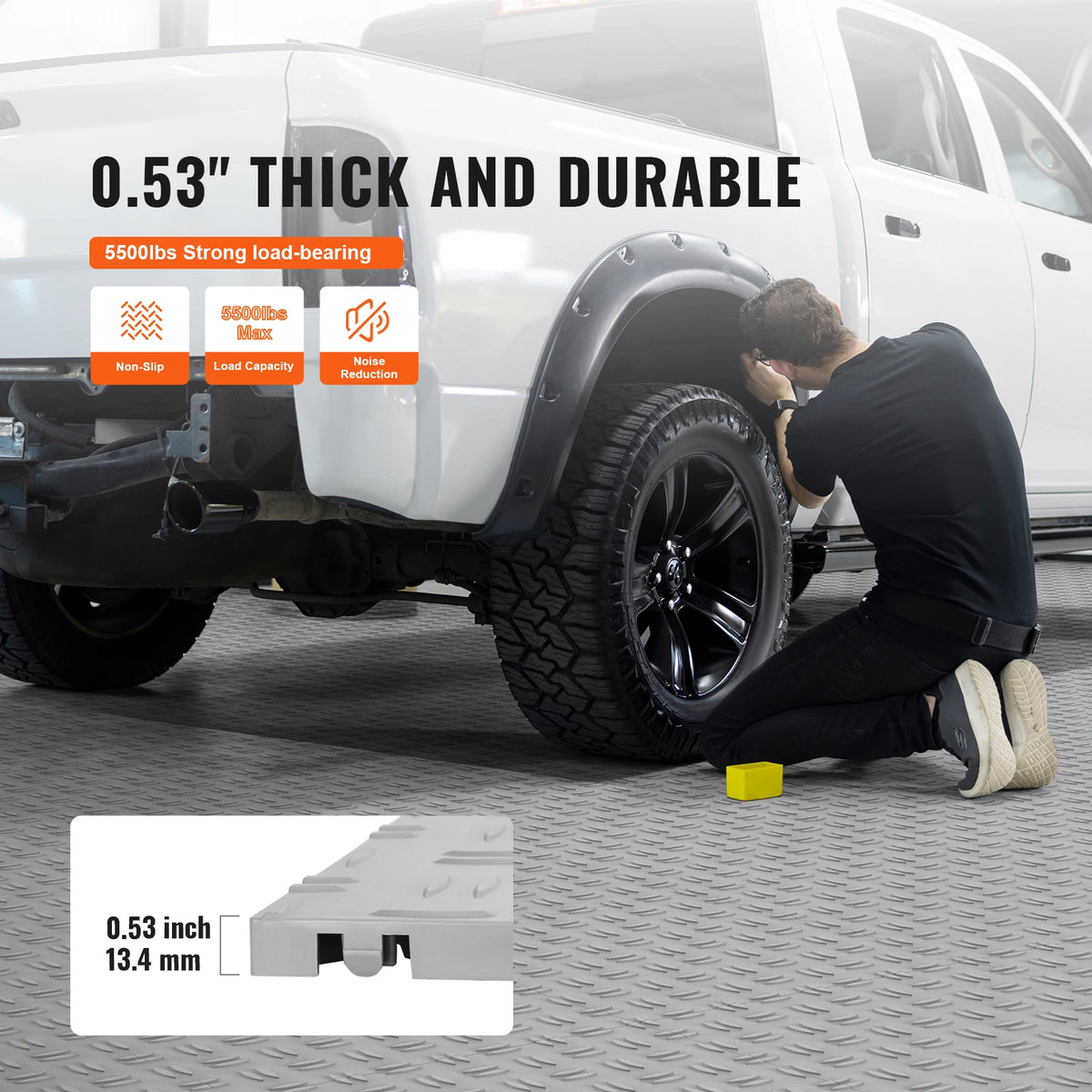 Interlocking Garage Floor Tiles Non Slip PP Mats For Basements