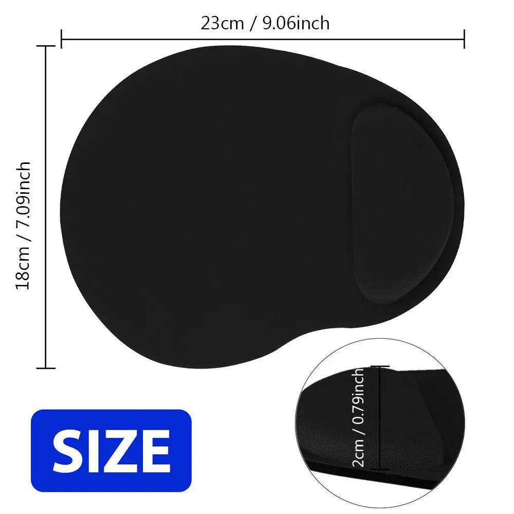 Ergonomic Memory Foam Mouse Pad With Non Slip Wrist Support