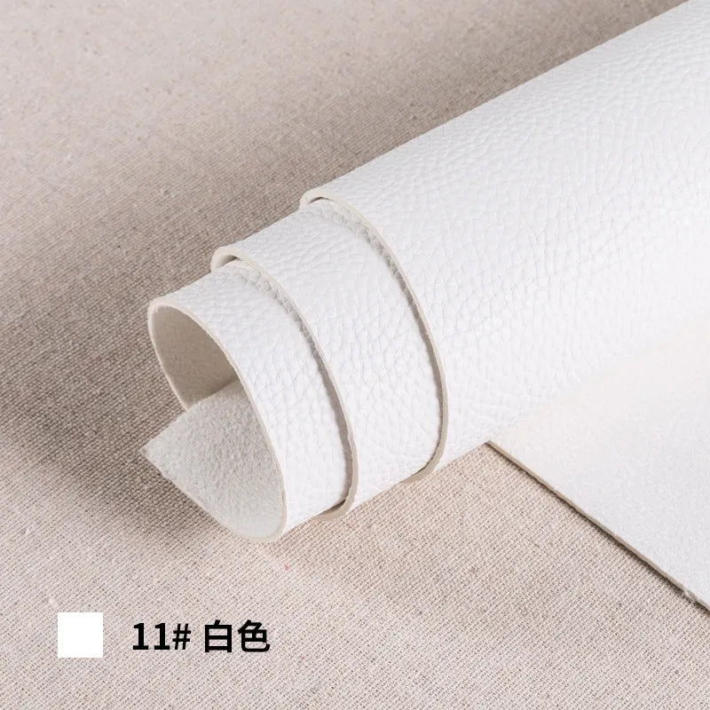 Thickened Soft PU Suede Lychee Faux Leather Sewing Fabric