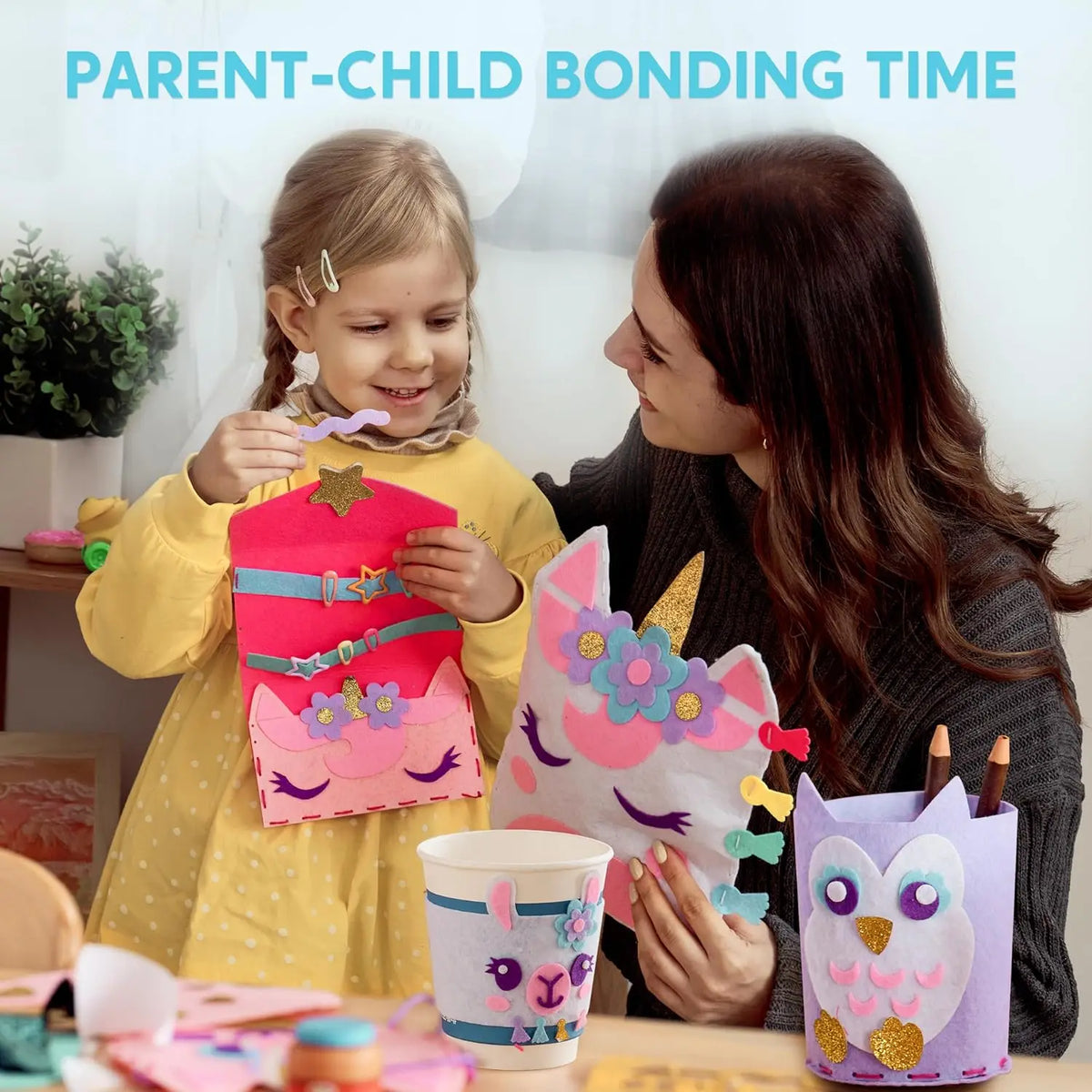 Joyfy Kids Sewing Kit With Easy Beginner DIY Sewing Projects