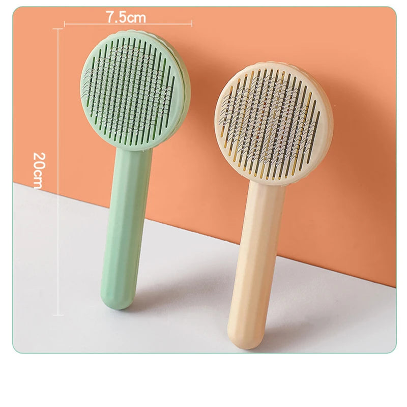 Premium Self Cleaning Slicker Brush For Effective Pet Grooming
