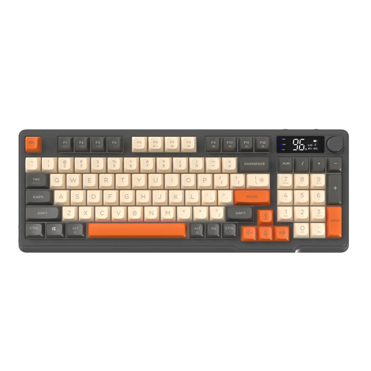 Attack Shark Wireless Gaming Keyboard With Screen And Knob
