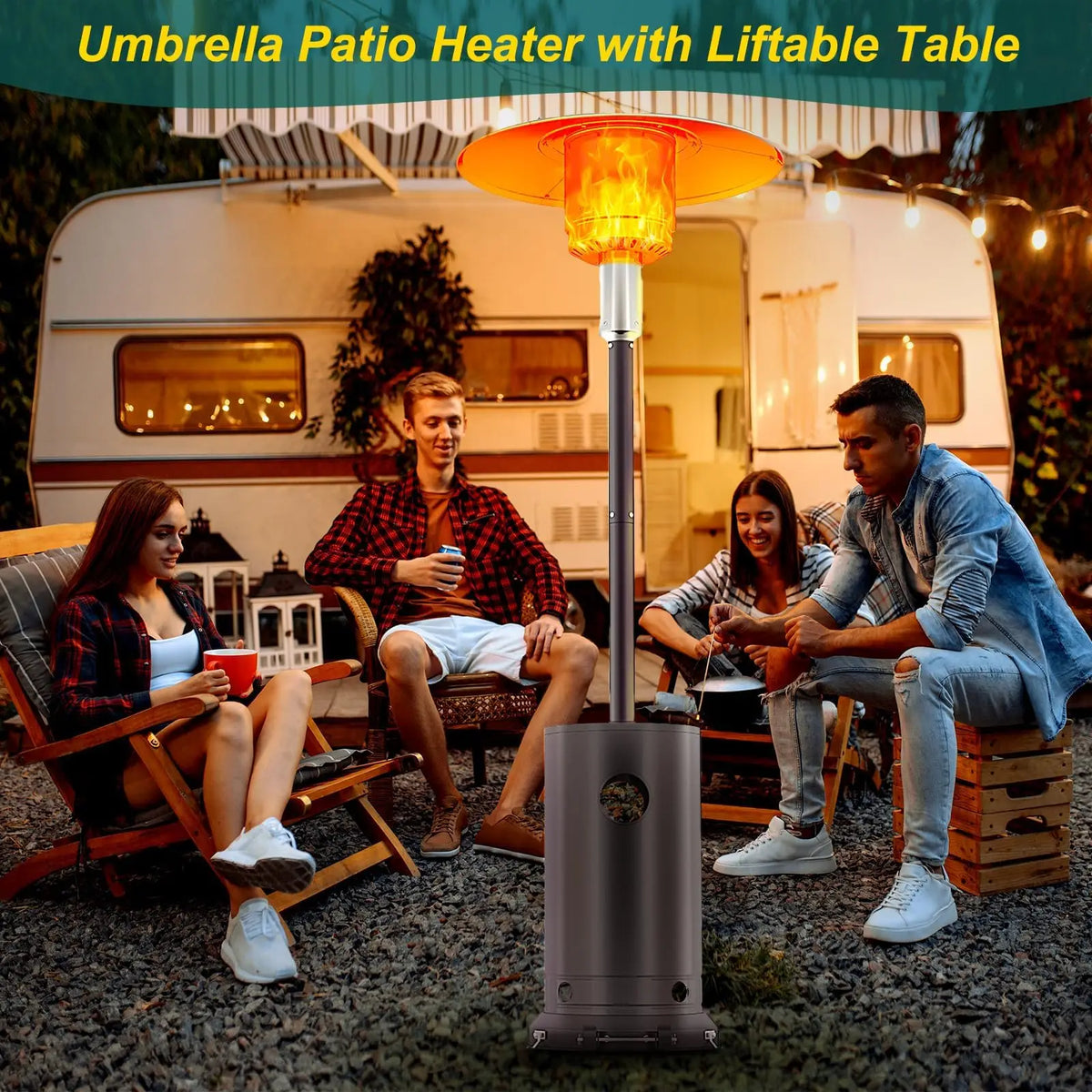 GAOMON Portable Propane Patio Heater With Safety Protection