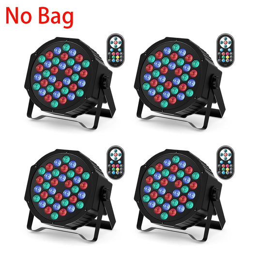 Datewink LED Par Stage Lights With DMX512 for DJ Events