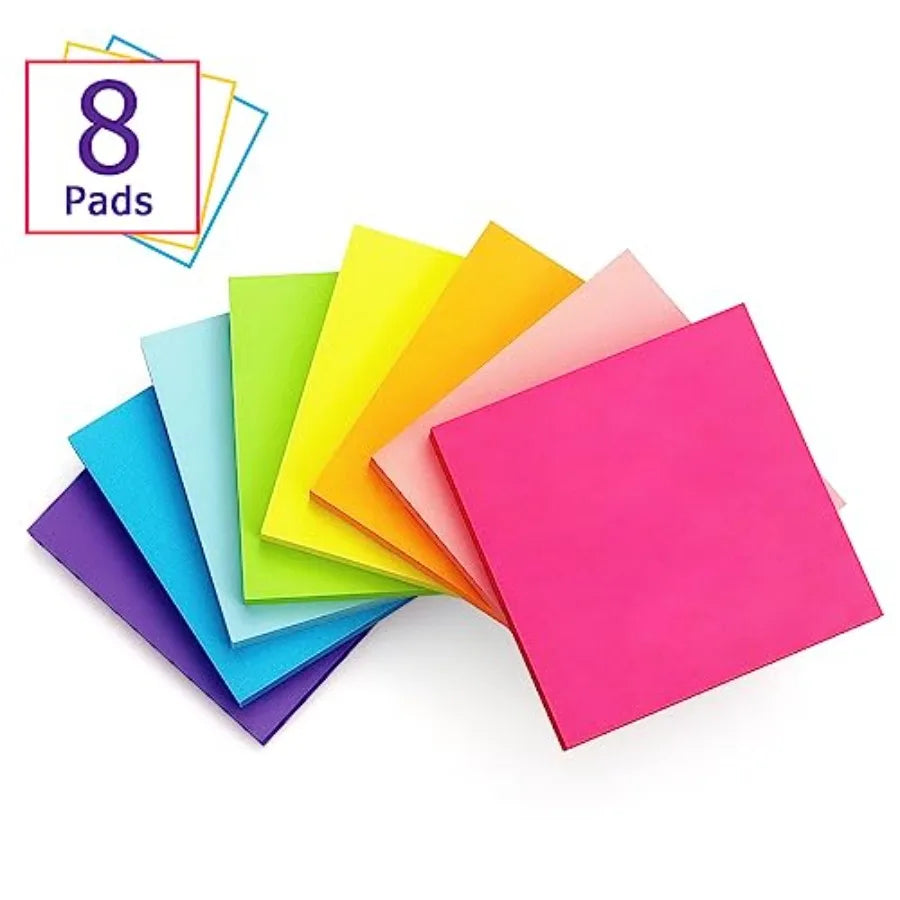 Adhesive Sticky Notes Pads For Office School And Home Use