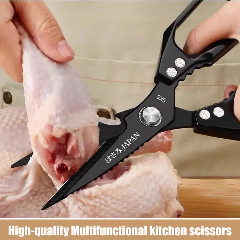 Professional Multifunctional Stainless Steel Kitchen Scissors