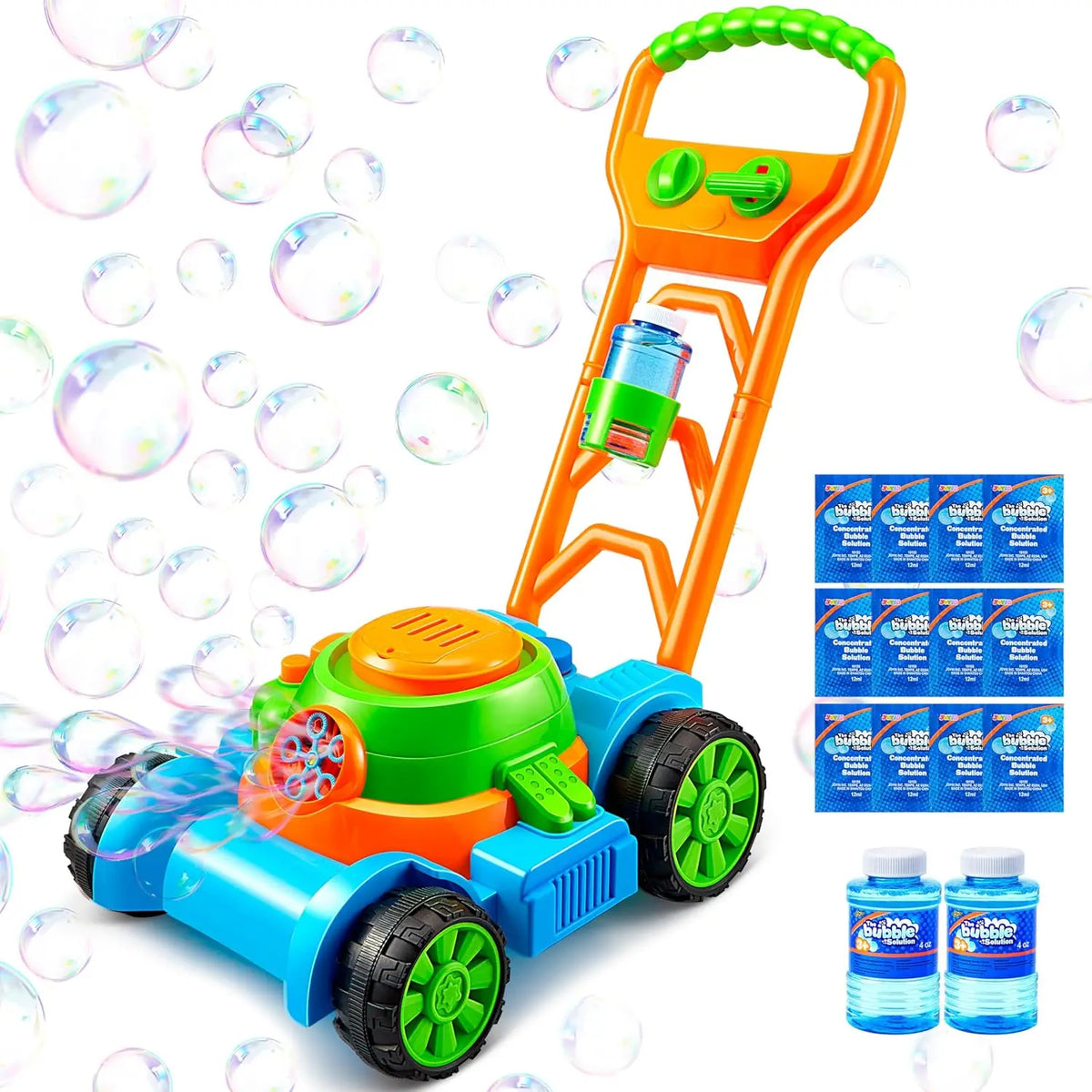 Joyfy Bubble Lawn Mower Machine Outdoor Toy For Kids