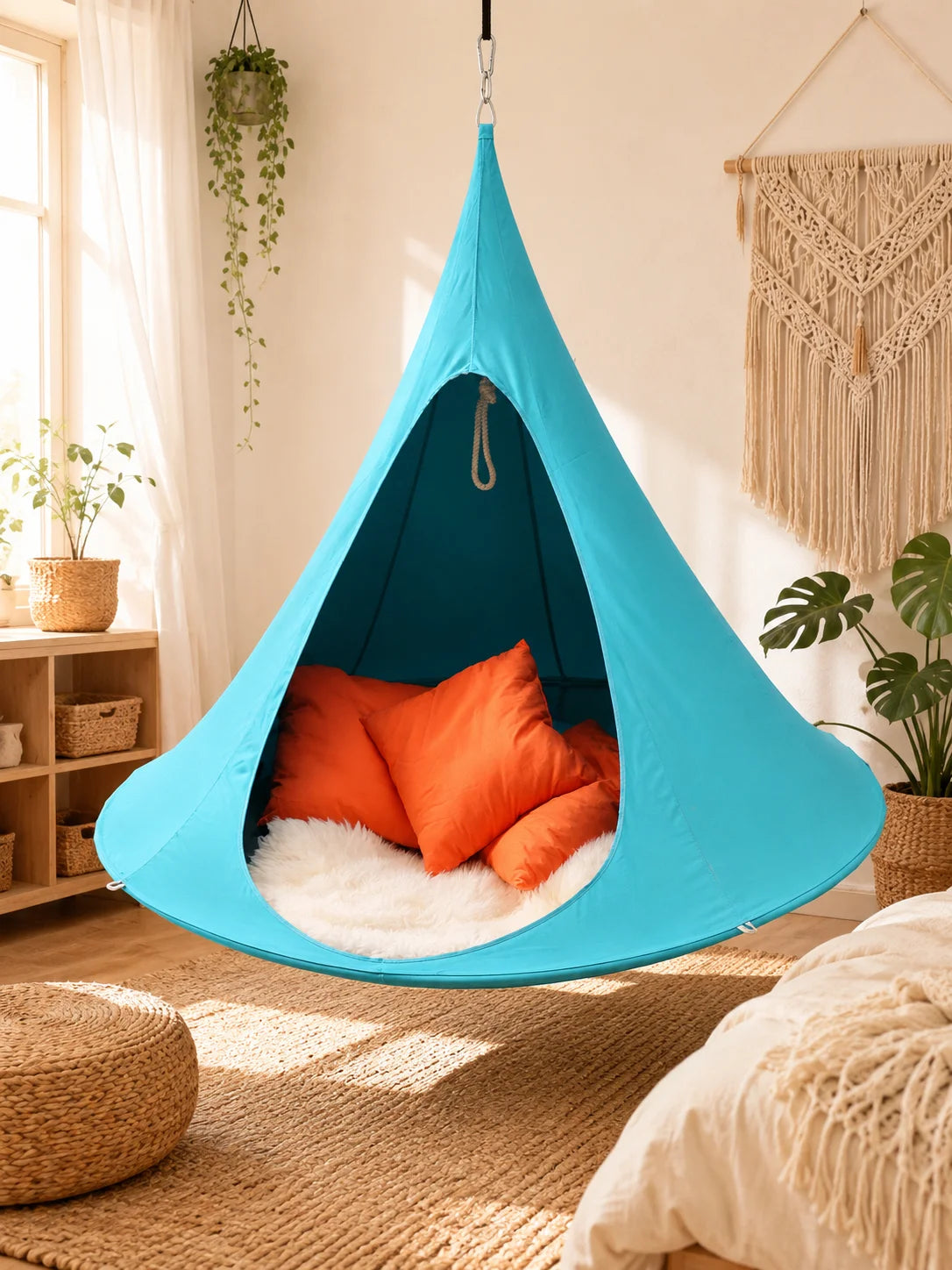 Portable Butterfly Hanging Chair Swing For Indoor And Outdoor Use