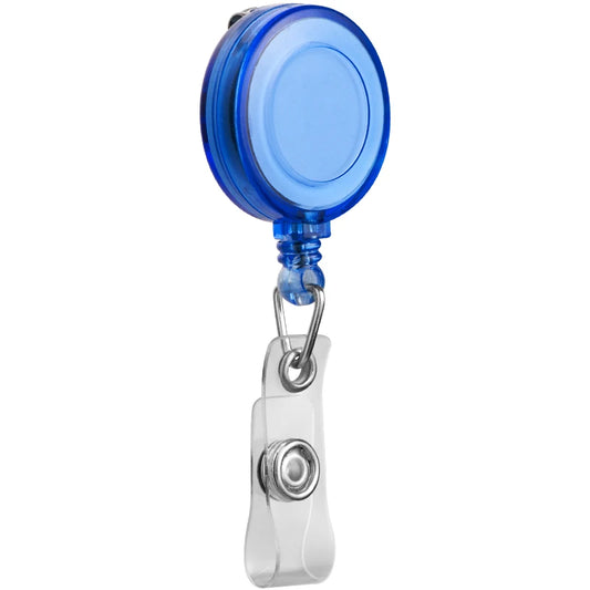 Retractable Badge Reel Set With Heavy Duty ID Card Holder