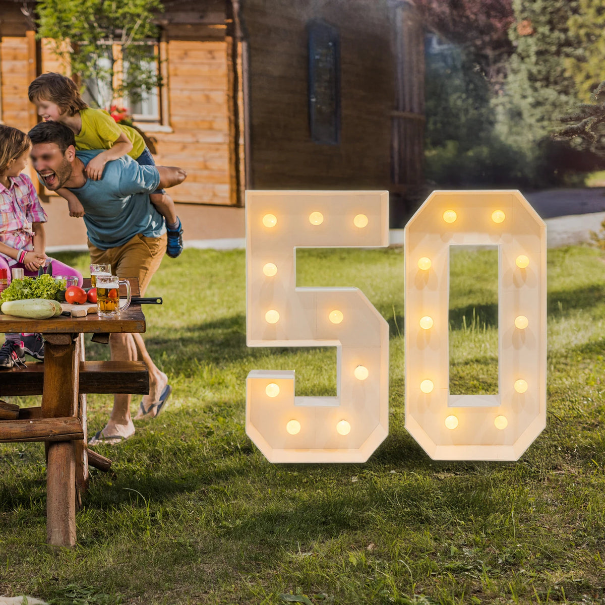 LED Light Up Numbers for Birthday Party Decorations