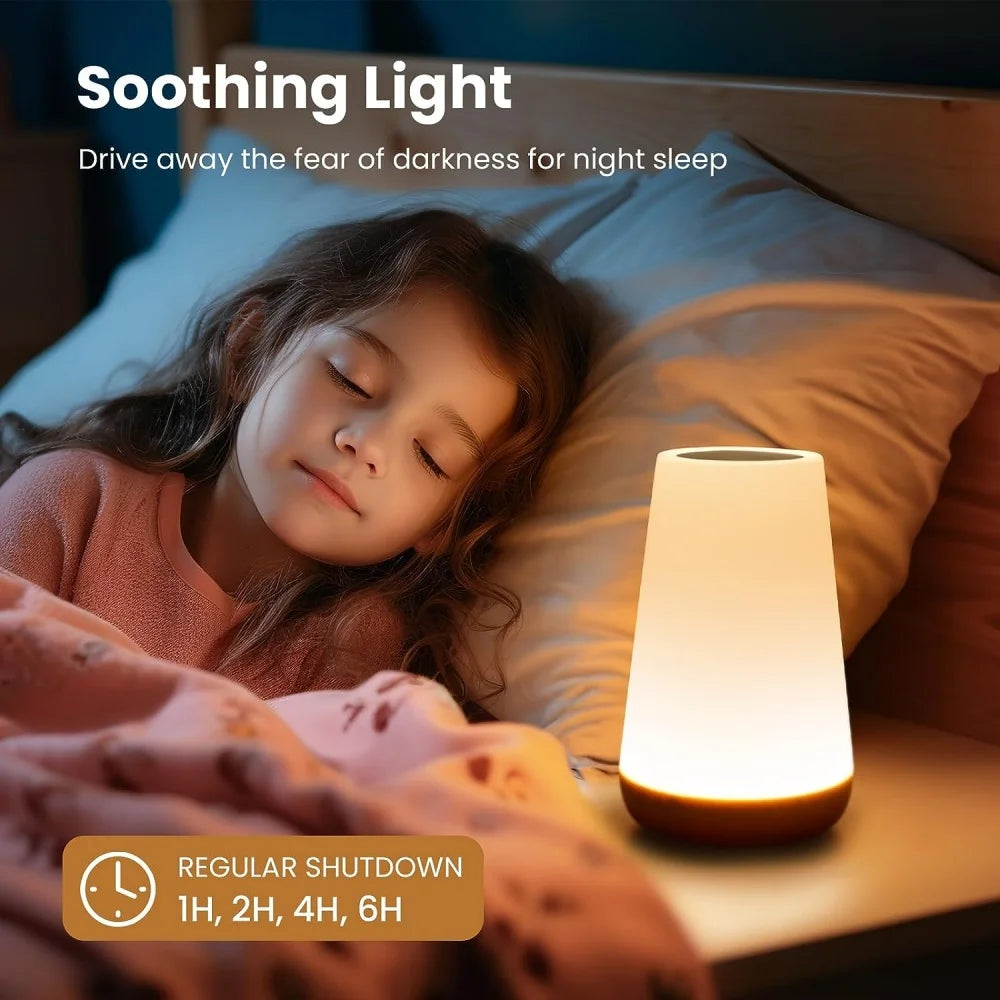 Portable Rechargeable Touch Night Light For Bedroom