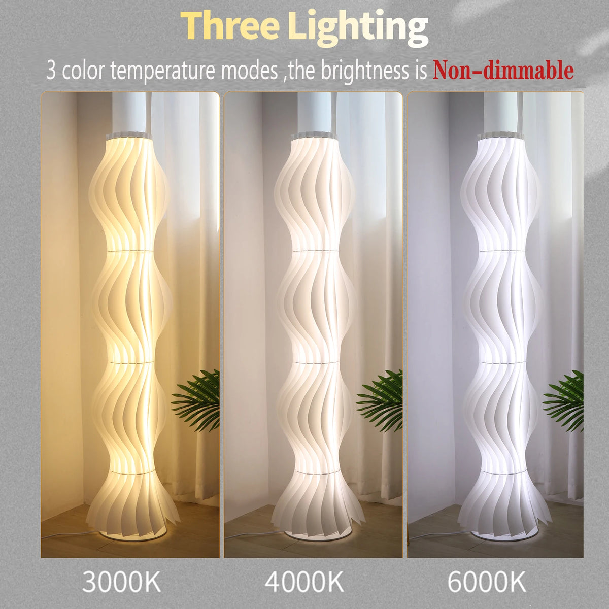 LUVODI Dimmable LED Floor Lamp for Modern Home Interiors