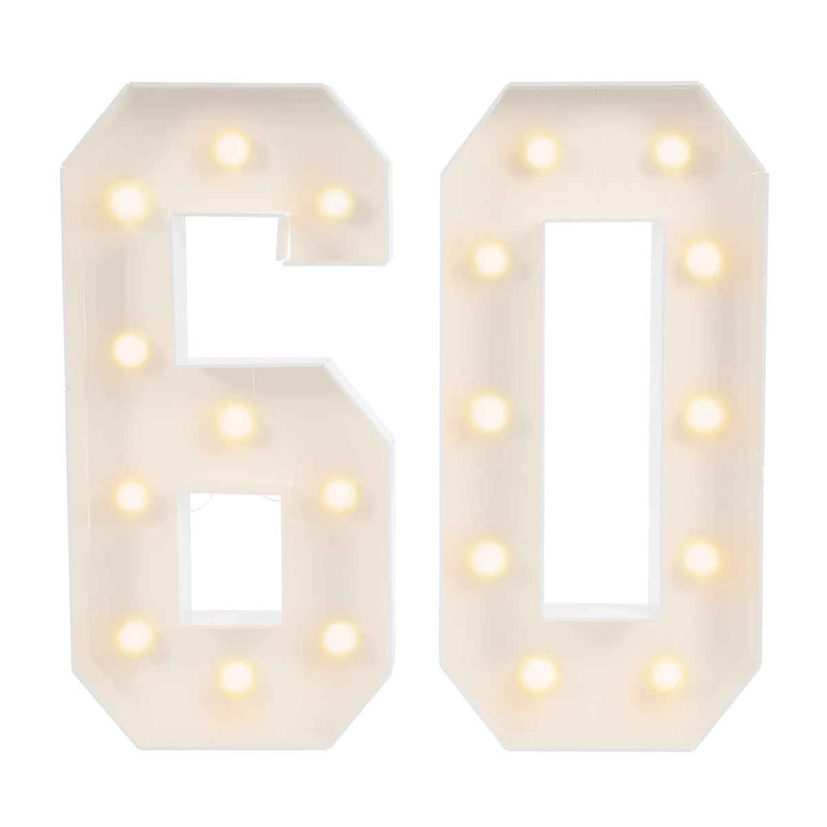 LED Light Up Numbers for Birthday Party Decorations