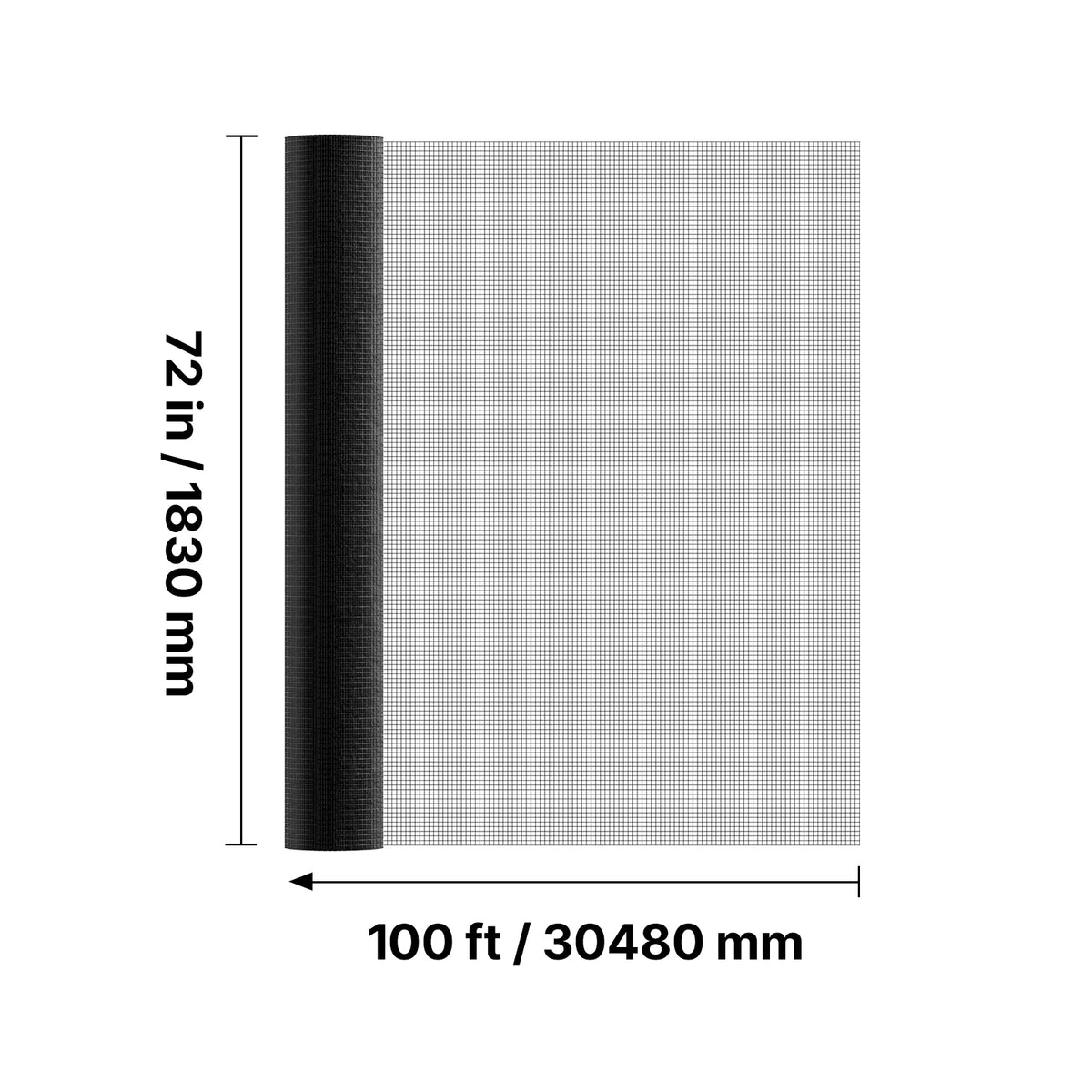 SucceBuy Galvanized Vinyl Coated Welded Wire Mesh for Garden Fencing