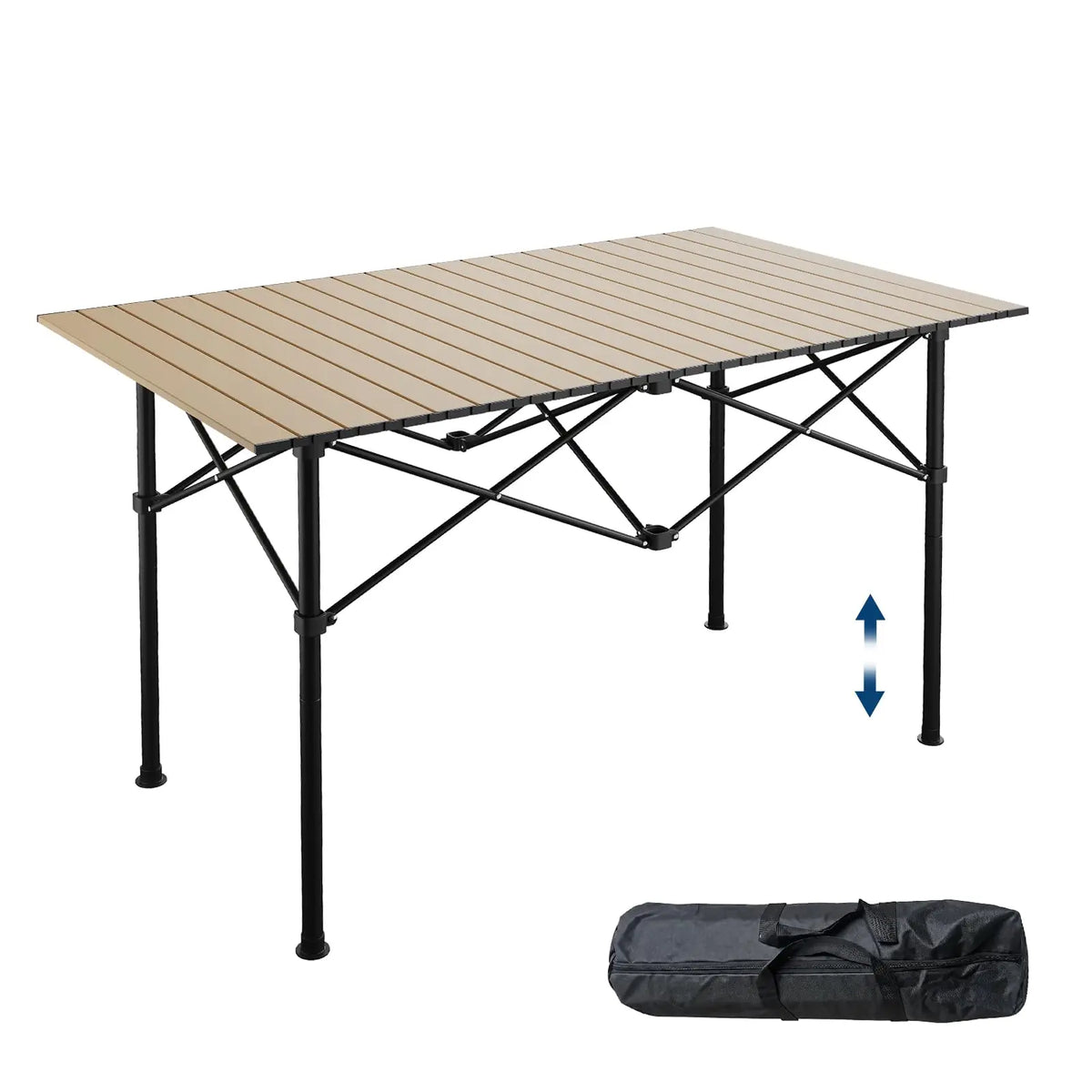 Lightweight Portable Folding Aluminum Outdoor Coffee Table