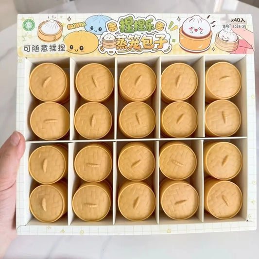 Mini Dumplings Squishy Squeezable Fidget Sensory Toy Party Favor Pack