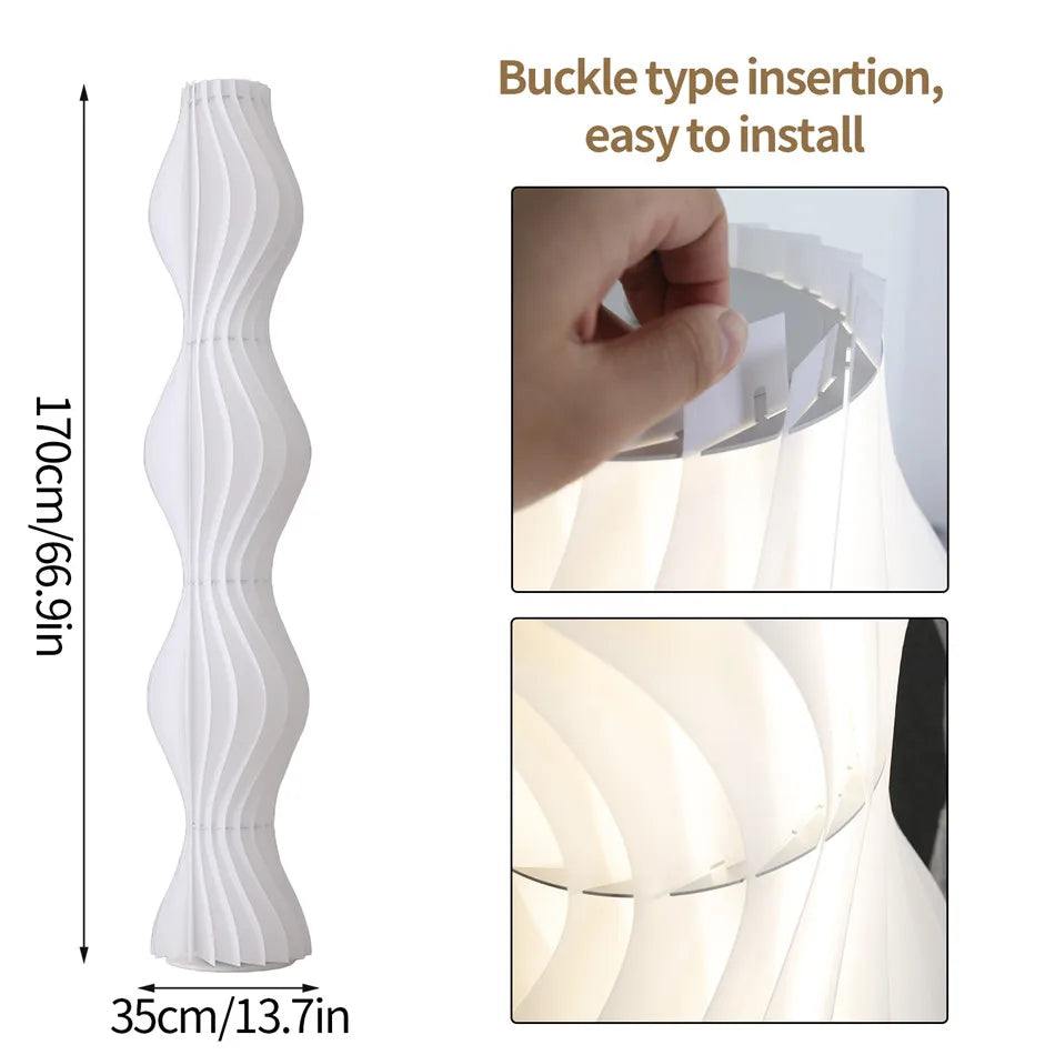 LUVODI Dimmable LED Floor Lamp for Modern Home Interiors