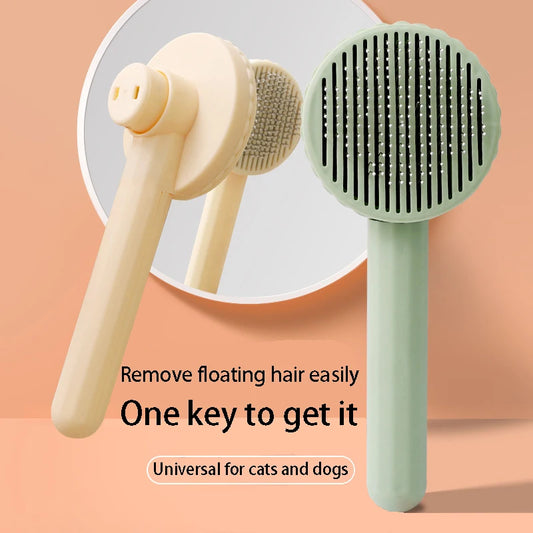 Premium Self Cleaning Slicker Brush For Effective Pet Grooming