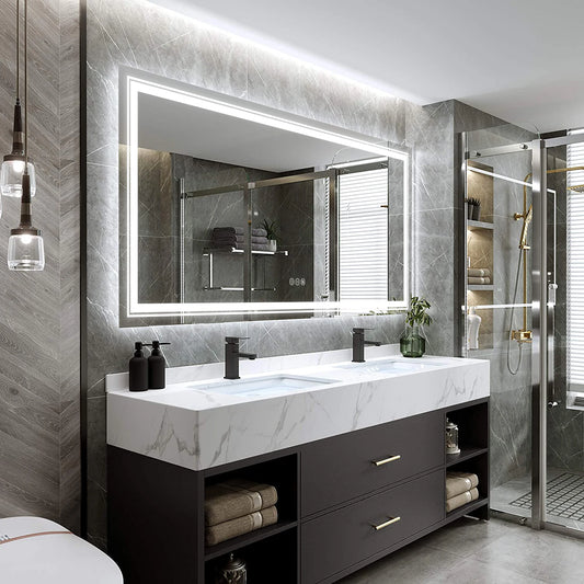 Wisfor Led Anti Fog Dimmable Bathroom Vanity Mirror