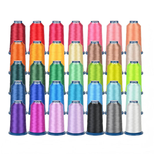 Polyester Machine Embroidery Thread Kit For Professional Stitching