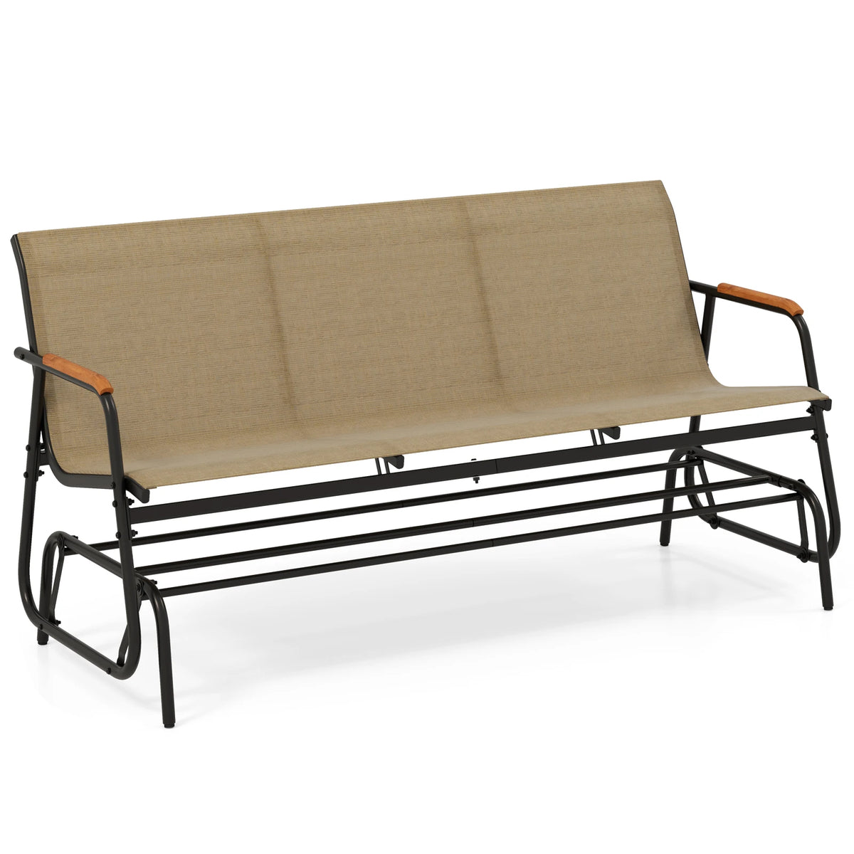 LIFEZEAL Outdoor Swing Glider Bench For Porch Relaxation