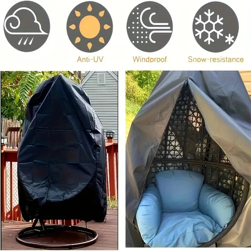 Oxford Cloth Egg Chair Cover for Outdoor Hanging Patio Swings
