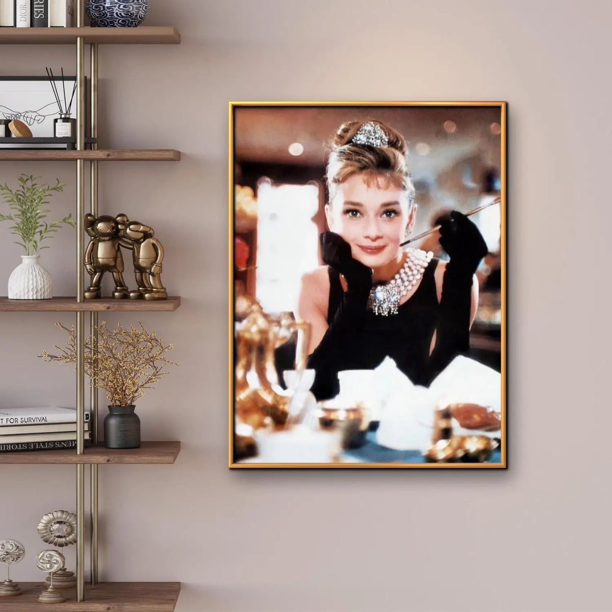 Audrey Hepburn Diamond Embroidery Painting Kit for Home Decor