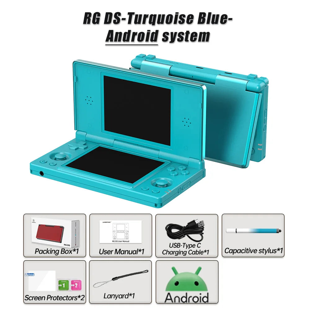 Anbernic RG DS Dual Screen Handheld Gaming Console Android 14