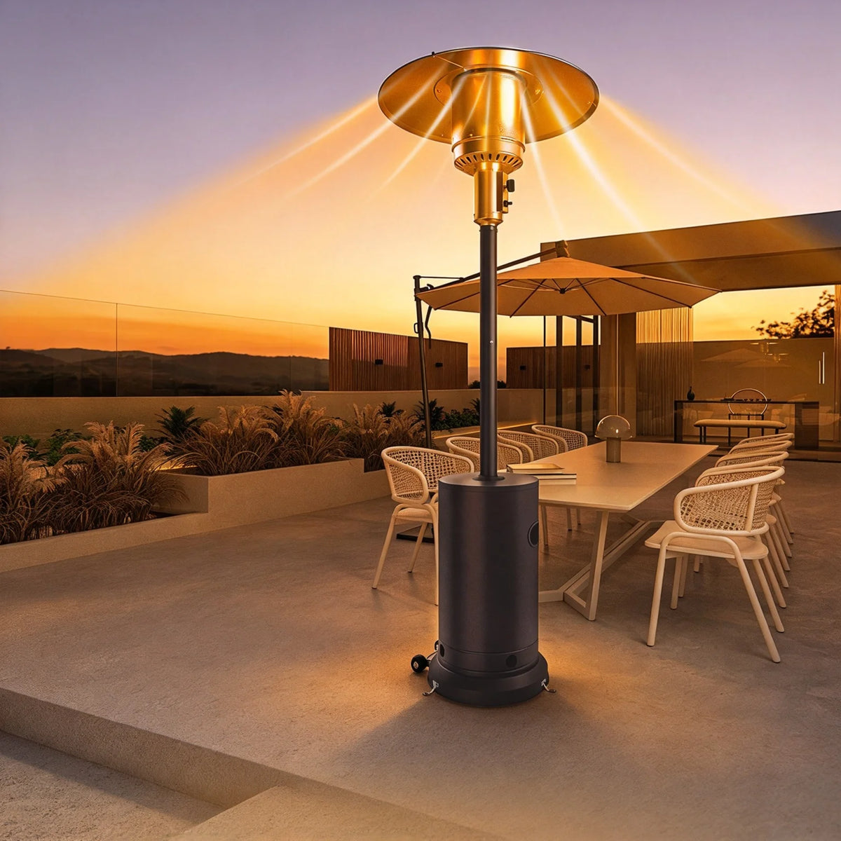 GAOMON Portable Propane Patio Heater With Safety Protection