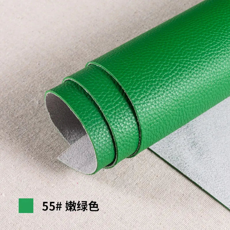 Thickened Soft PU Suede Lychee Faux Leather Sewing Fabric