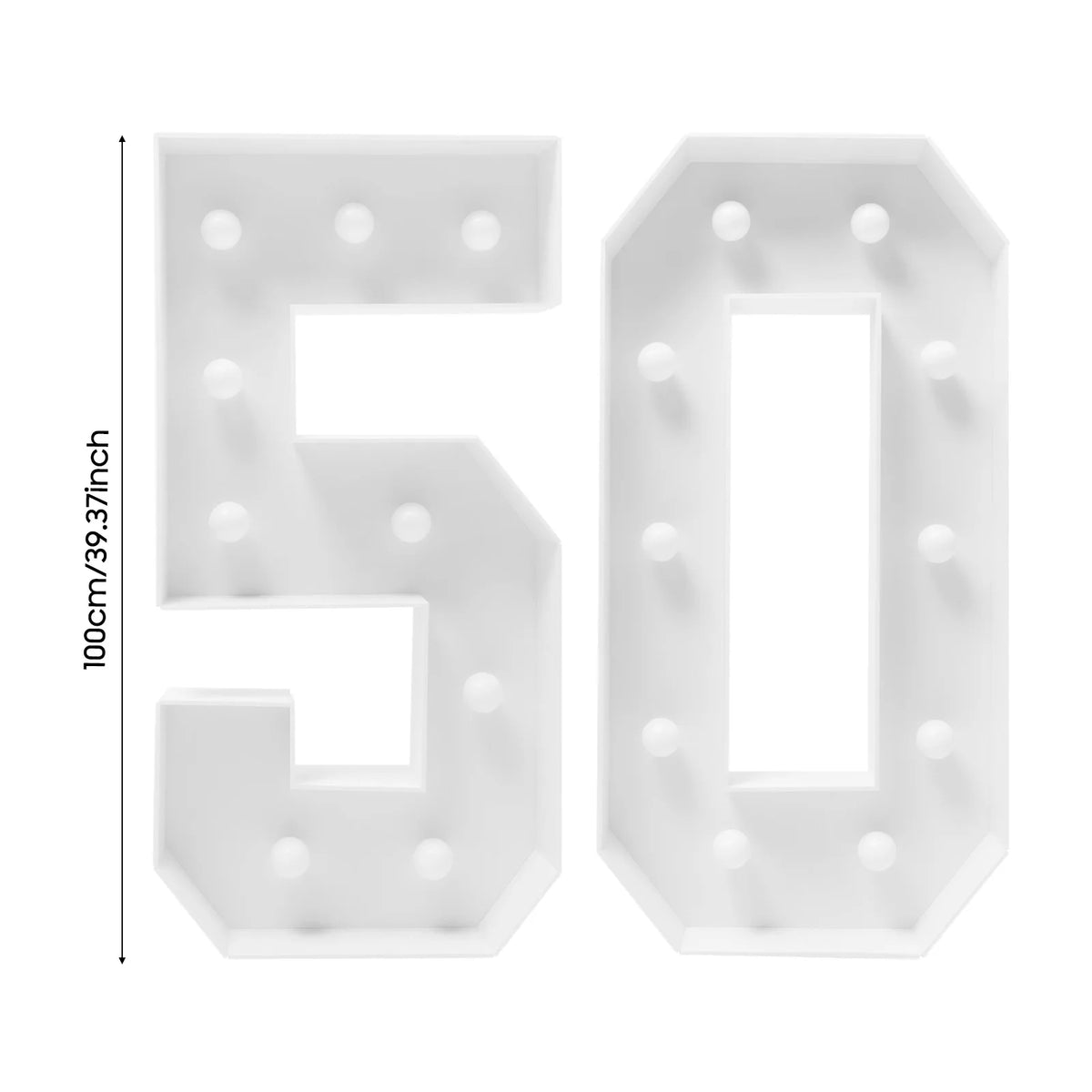 LED Light Up Numbers for Birthday Party Decorations