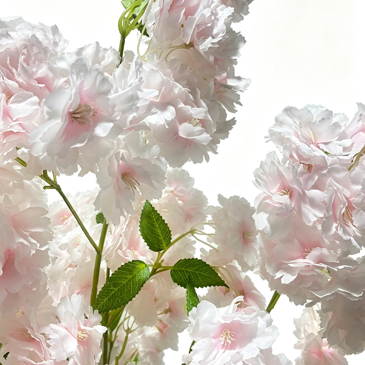 Studyset Artificial Cherry Blossom Tree Double Trunk Silk Plant Decor