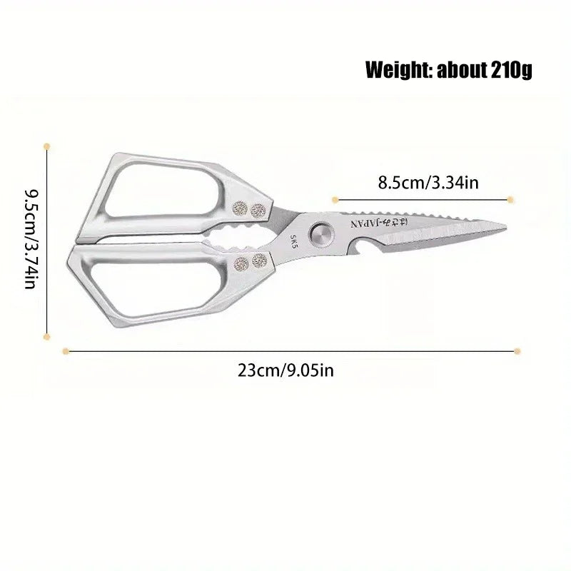 Professional Multifunctional Stainless Steel Kitchen Scissors