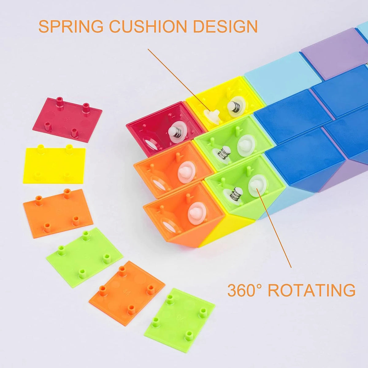 Diansheng Magic Snake Ruler Cube Folding Puzzle Toy for Kids and Adults