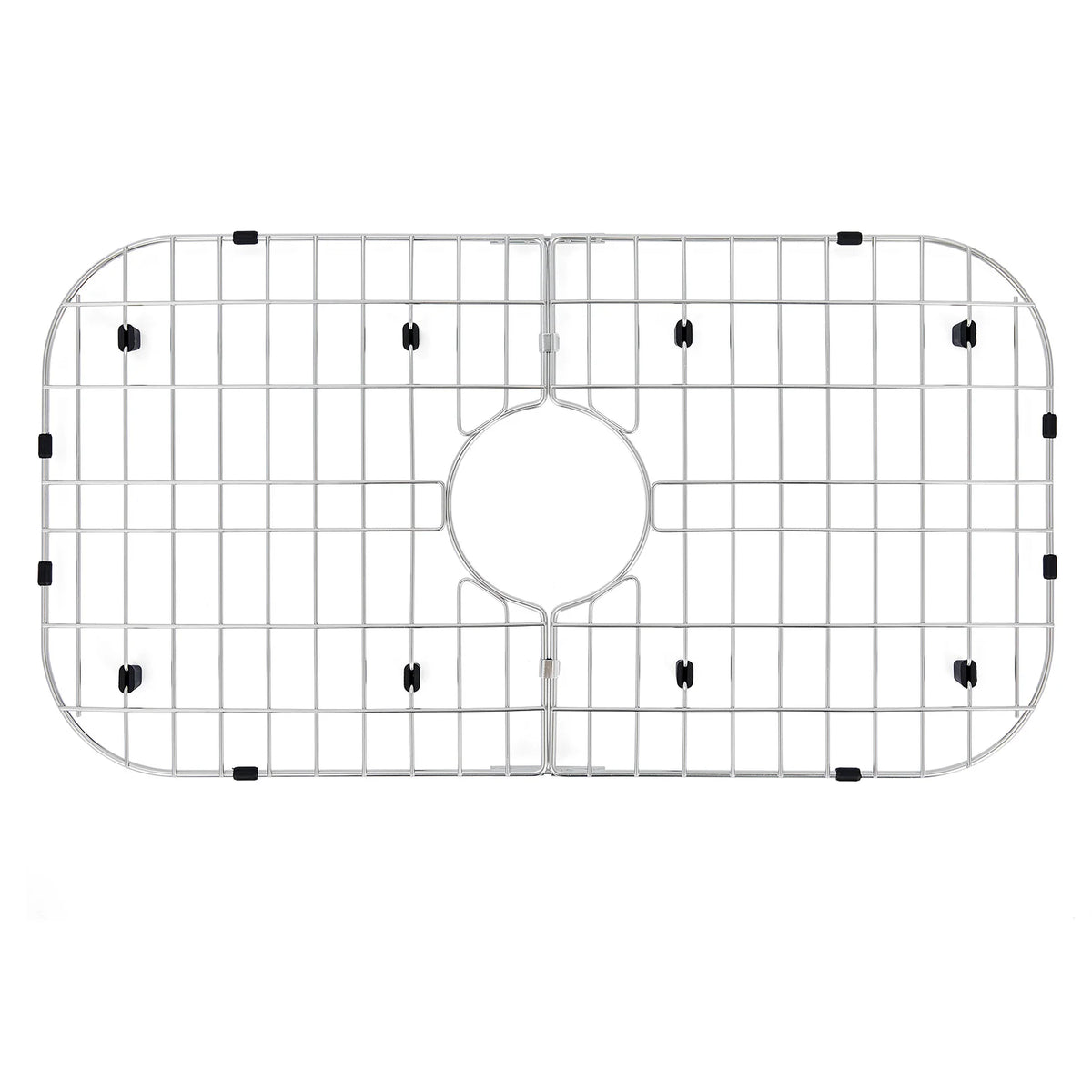 Stainless Steel Kitchen Sink Protector Grid With Rubber Feet