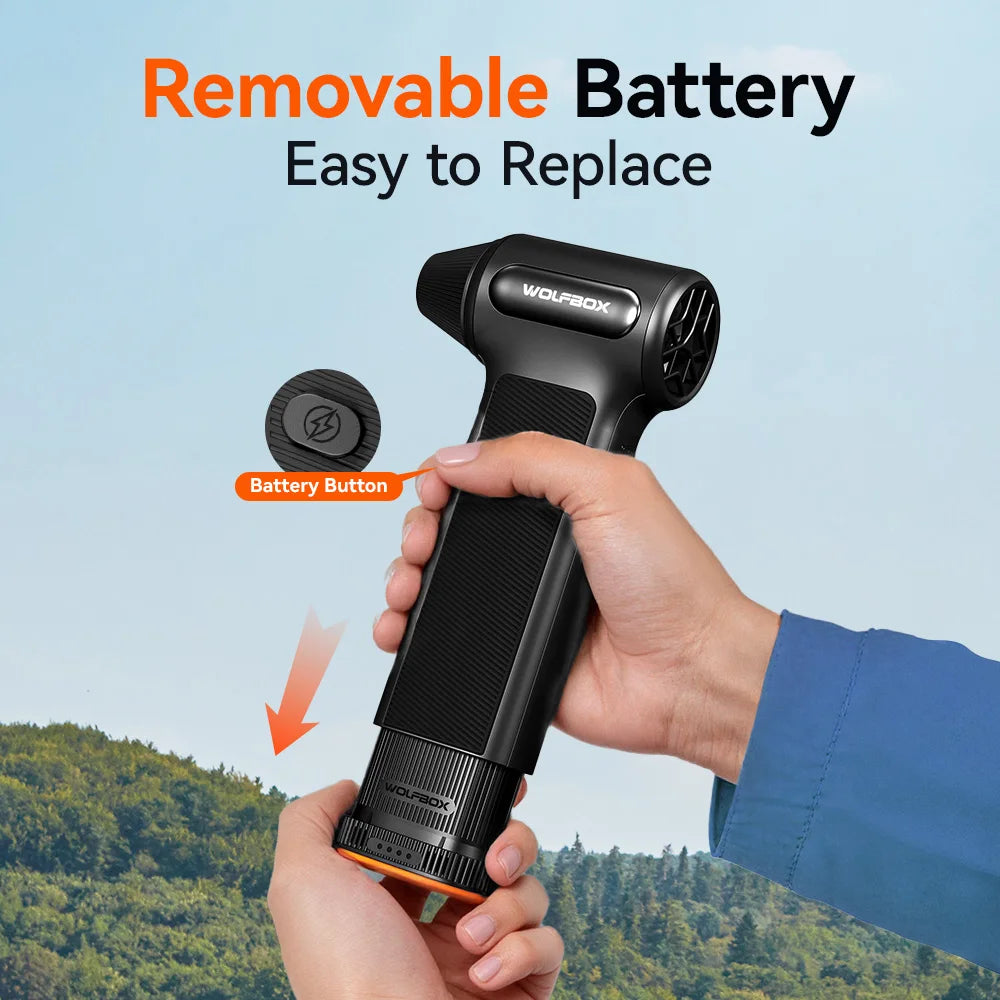 WOLFBOX DF200 Cordless Electric Air Duster And Powerful Blower