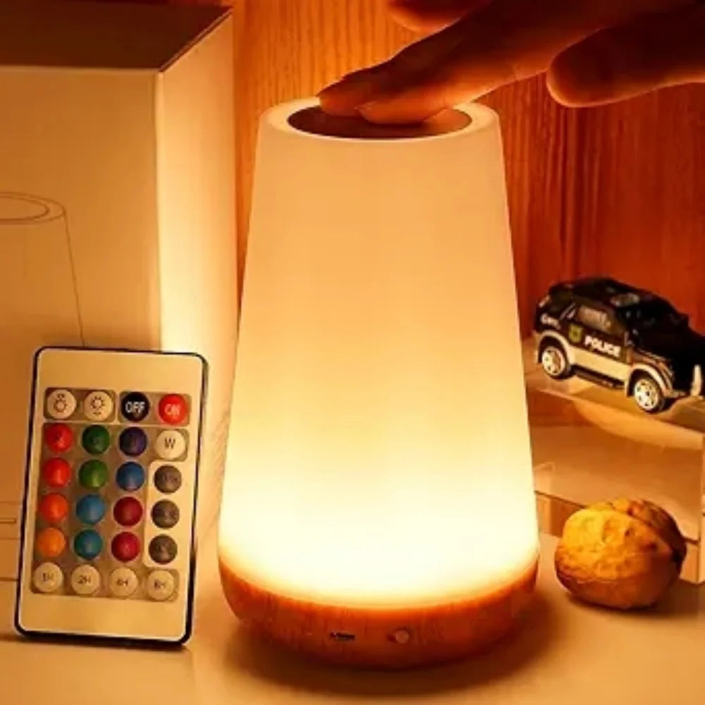 Portable Rechargeable Touch Night Light For Bedroom