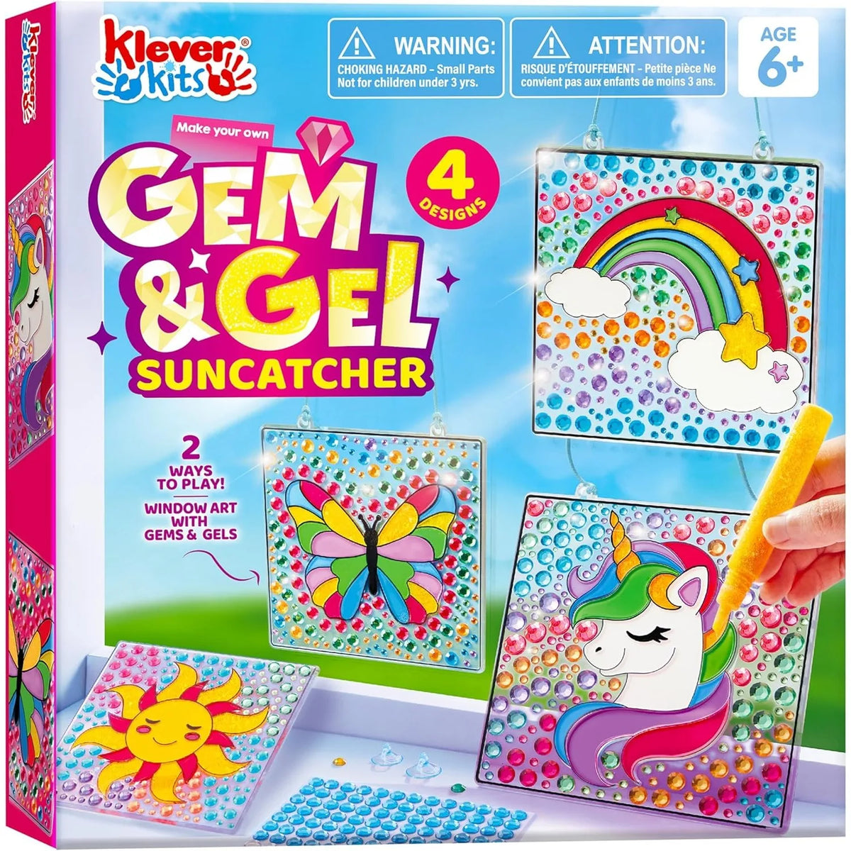 Joyfy Suncatcher Window Art And Gem Craft Kit for Kids